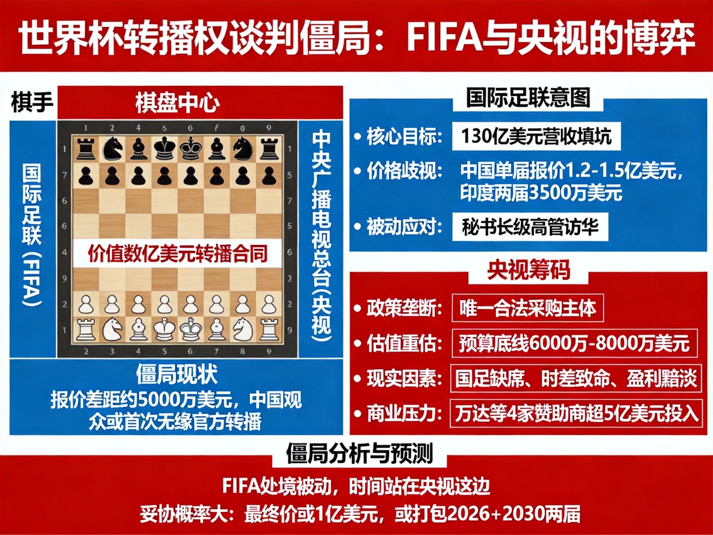 2026世界杯还看不到直播？央视和FIFA僵住了